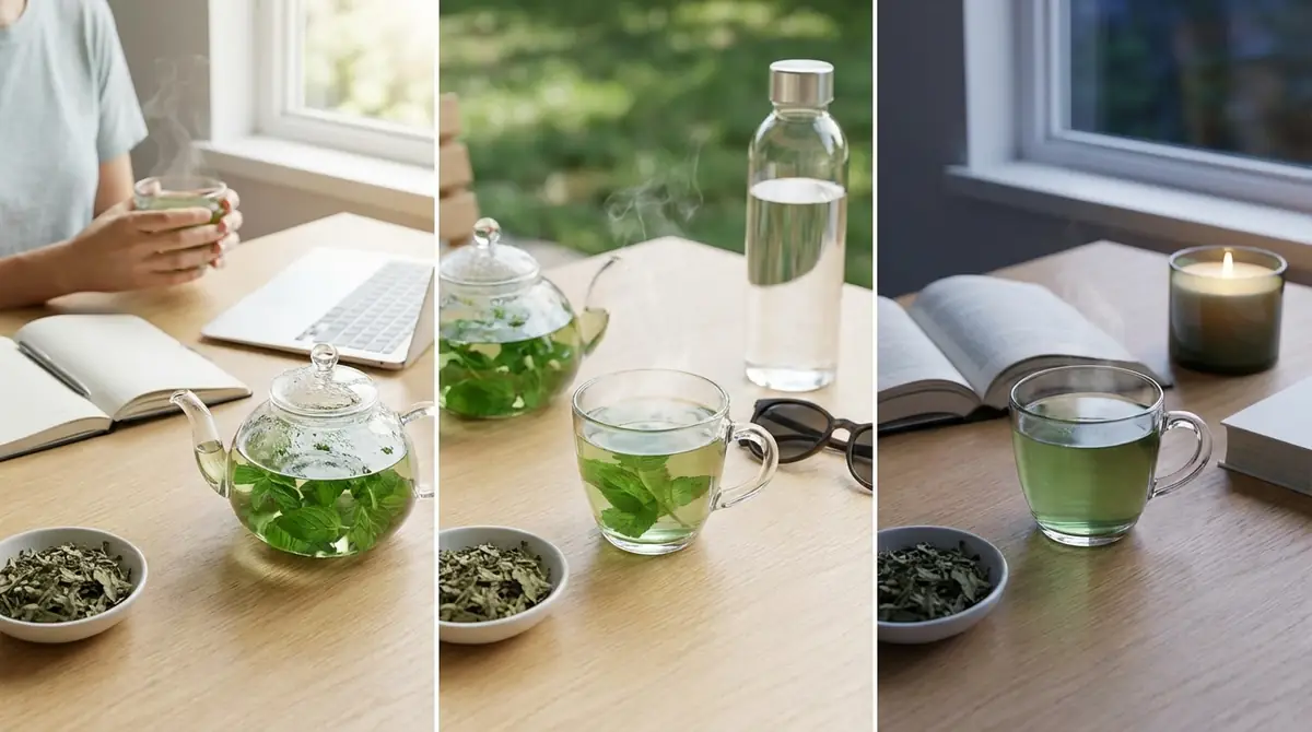 ペパーミントハーブティーを飲むおすすめタイミング