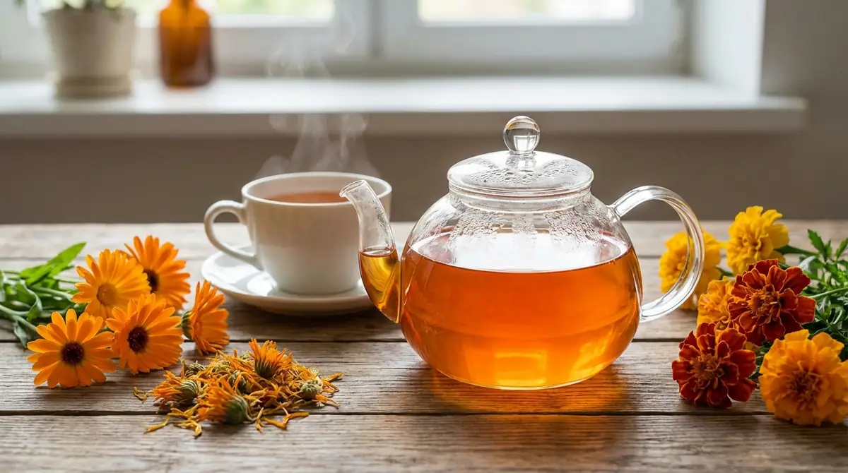 マリーゴールドティーとは?カレンデュラとの違いや味の特徴