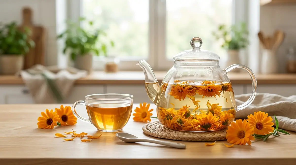 マリーゴールドハーブティーの美味しい淹れ方|基本とコツ