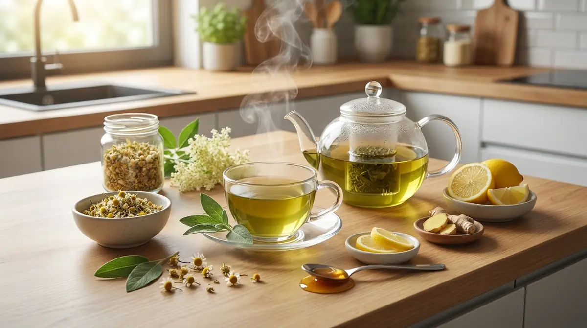 喉の痛みに効くハーブティーの正しい淹れ方