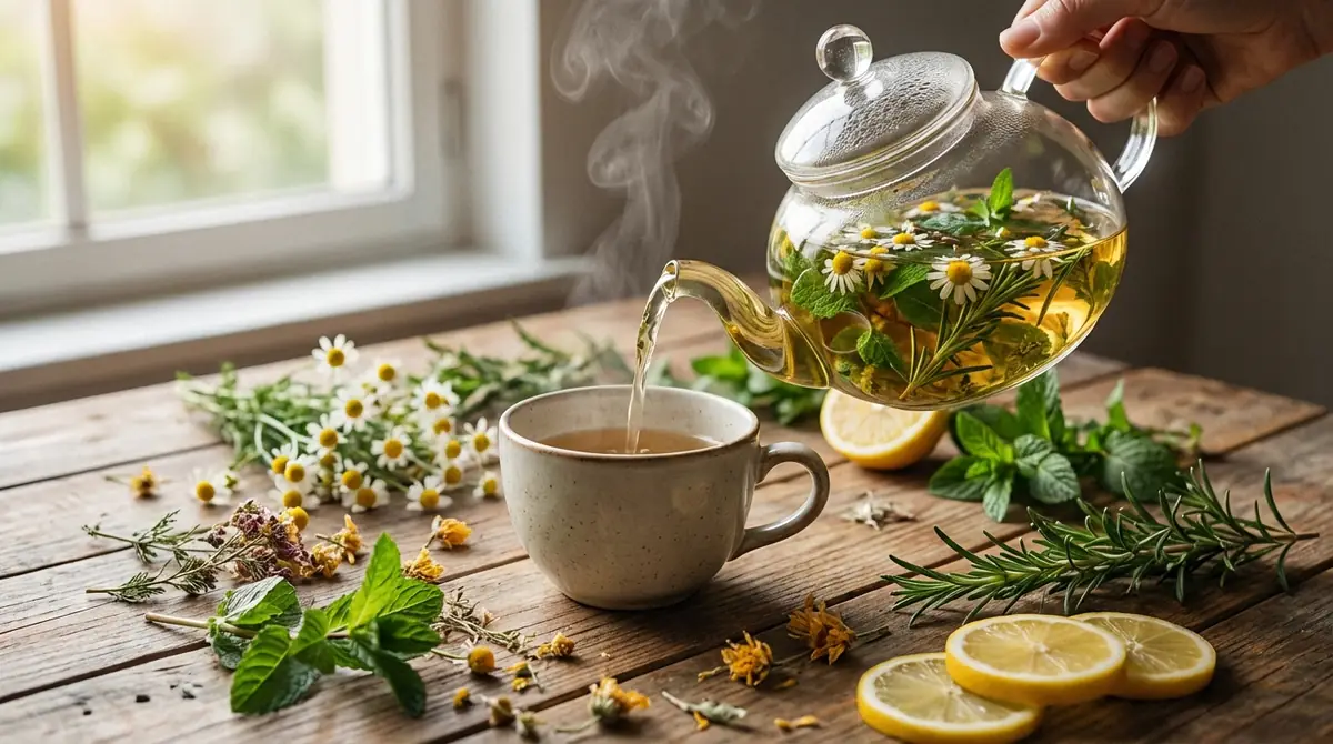 オーガニックハーブティーの美味しい淹れ方