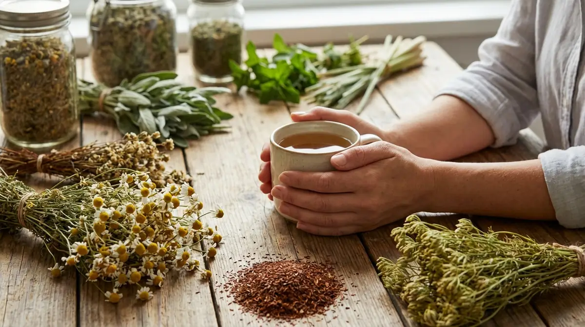 産後・授乳中に避けるべきハーブティー一覧