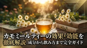 カモミールティーの効果・効能を徹底解説｜成分から飲み方まで完全ガイド