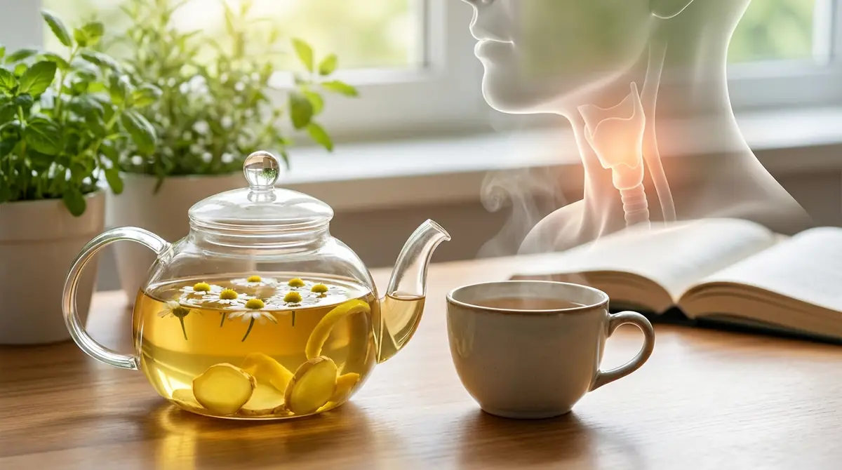 なぜハーブティーは喉に良いのか?3つの作用メカニズム