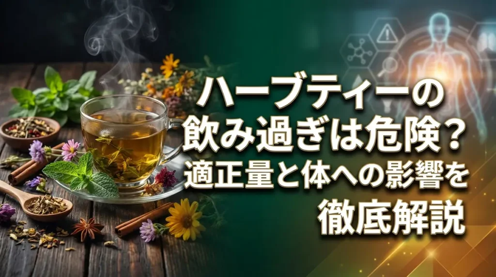 ハーブティーの飲み過ぎは危険？適正量と体への影響を徹底解説