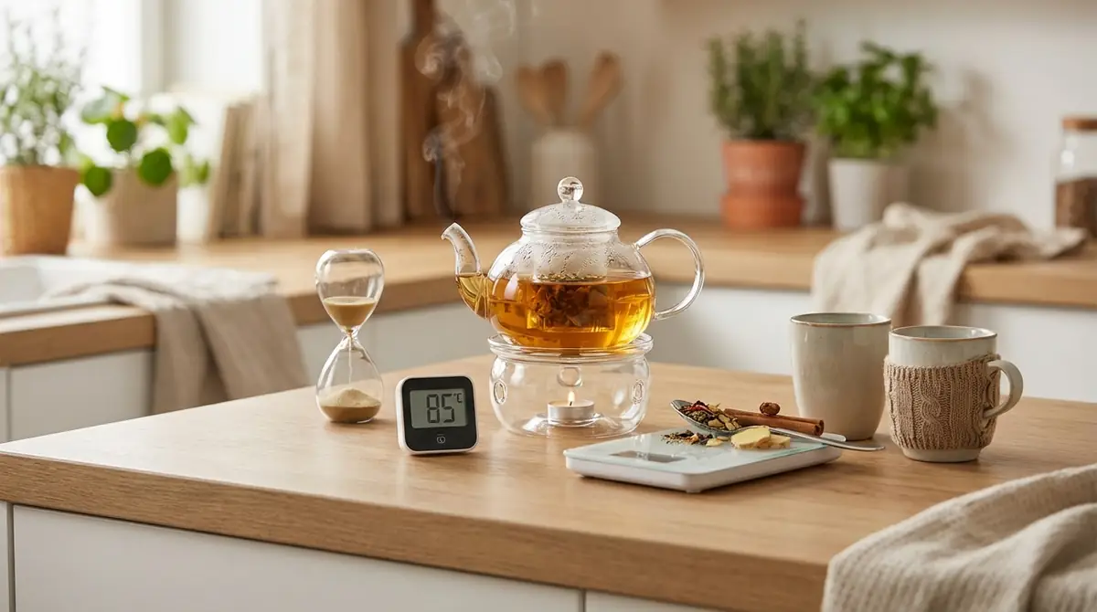 体を温めるハーブティーの効果的な淹れ方|温度・時間・分量